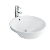 Chậu Rửa Mặt Lavabo Inax L-333V Bán Âm Tròn