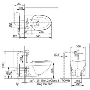 ban ve bon cau inax ac 22pv