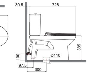 Ban Ve Bon cau Inax AC 514VAN