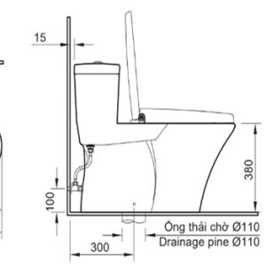 Ban ve ky thuat Bon cau Inax AC 959VAN 2
