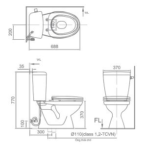 Ban ve ky thuat Bon cau C-117A+CW-S15VN