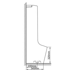 Ban ve ky thuat Bon tieu Inax AFU 600V