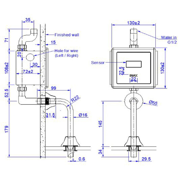 ban-ve-ky-thuat-van-tieu-inax-okuv-30sm Ban ve ky thuat van tieu Inax OKUV 30SM