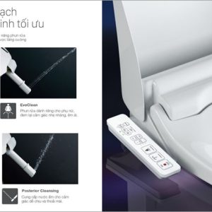 Nắp rửa điện tử Inax CW-H17VN