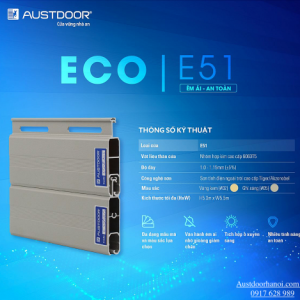 Cửa Cuốn Austdoor Khe Thoáng E51i