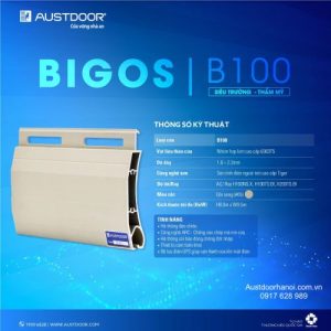 Cửa Cuốn Khe Thoáng Austdoor B100
